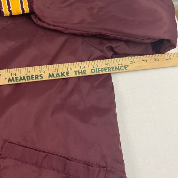 VTG Men's Swingster World of Wearables Maroon Jacket, Size S, Made in USA - Picture 5 of 9